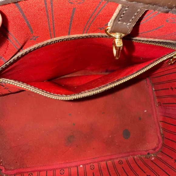 Louis Vuitton Neverfull MM Damier ebene Brown tote bag & bag shaper organizer - Picture 9 of 16